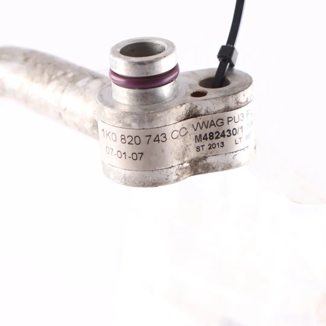 Tubo dell'aria condizionata dell'aria condizionata per Skoda Octavia II con numero di parte 1K0820743CC Skoda Octavia II Tubo dell'aria condizionata dell'aria condizionata - SKU 1K0820743CC - Numero di parte 1K0820743CC