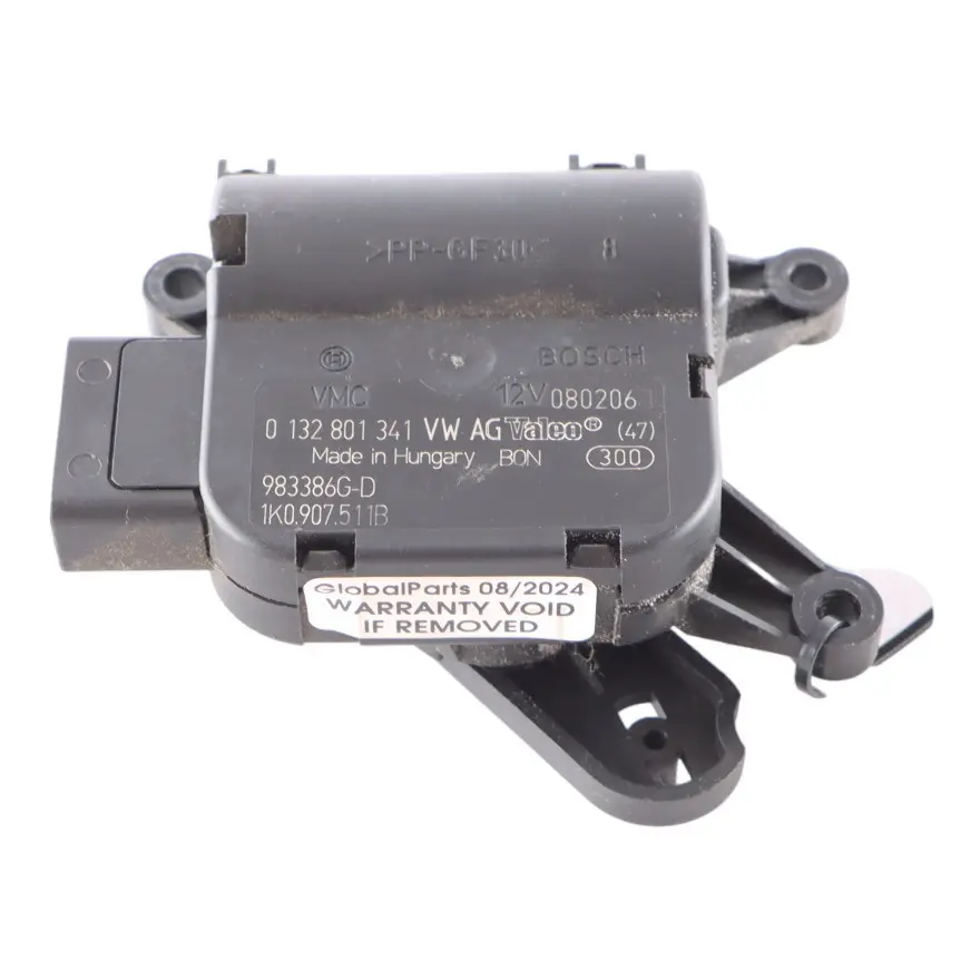 Klappen Stellantrieb Heizungsgebläse für VW Volkswagen Audi Seat Skoda mit Teilenummer 1K0907511B VW Volkswagen Audi Seat Skoda Klappen Stellantrieb Heizungsgebläse - SKU 1K0907511B - Teilenummer 1K0907511B