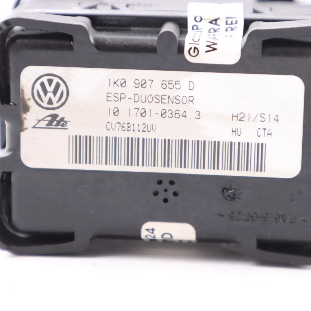VW Touran 1T Czujnik Kąta Skrętu ESP Moduł prędkości obrotowej - SKU 1K0907655D - Numer Części 1K0907655D