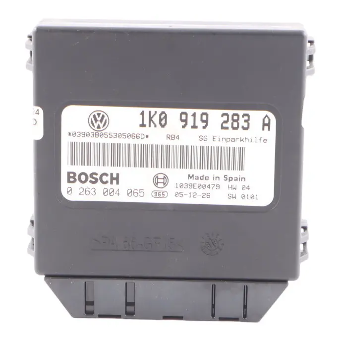 Parking Control Unit Module Sensor to Volkswagen Touran 1T with Part number 1K0919283A Volkswagen Touran 1T Parking Control Unit Module Sensor - SKU 1K0919283A - Part number 1K0919283A