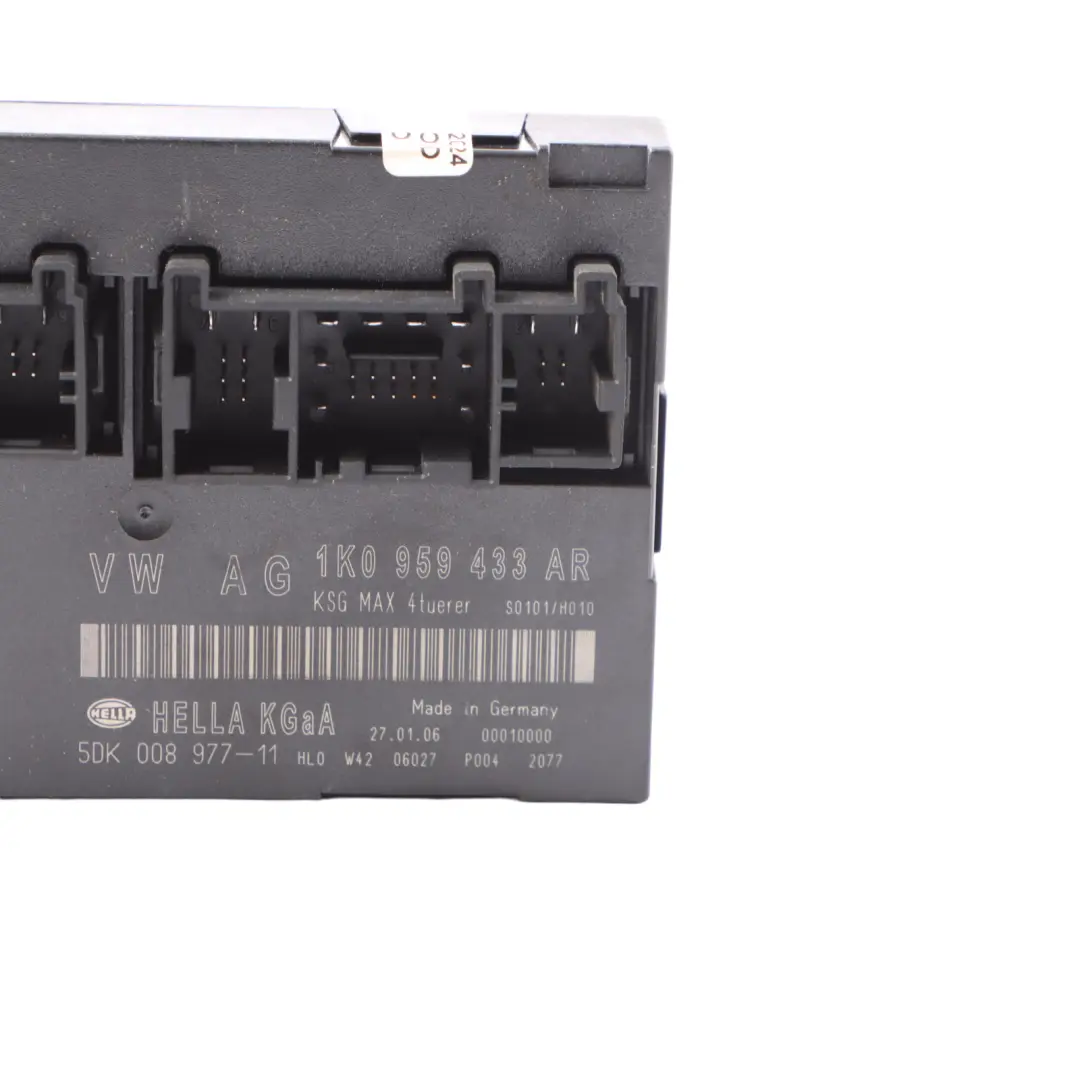 Body Control Comfort Unit Modulo BCM Unità ECU per Volkswagen TOURAN 1T con numero di parte 1K0959433AR Volkswagen TOURAN 1T Body Control Comfort Unit Modulo BCM Unità ECU - SKU 1K0959433AR - Numero di parte 1K0959433AR