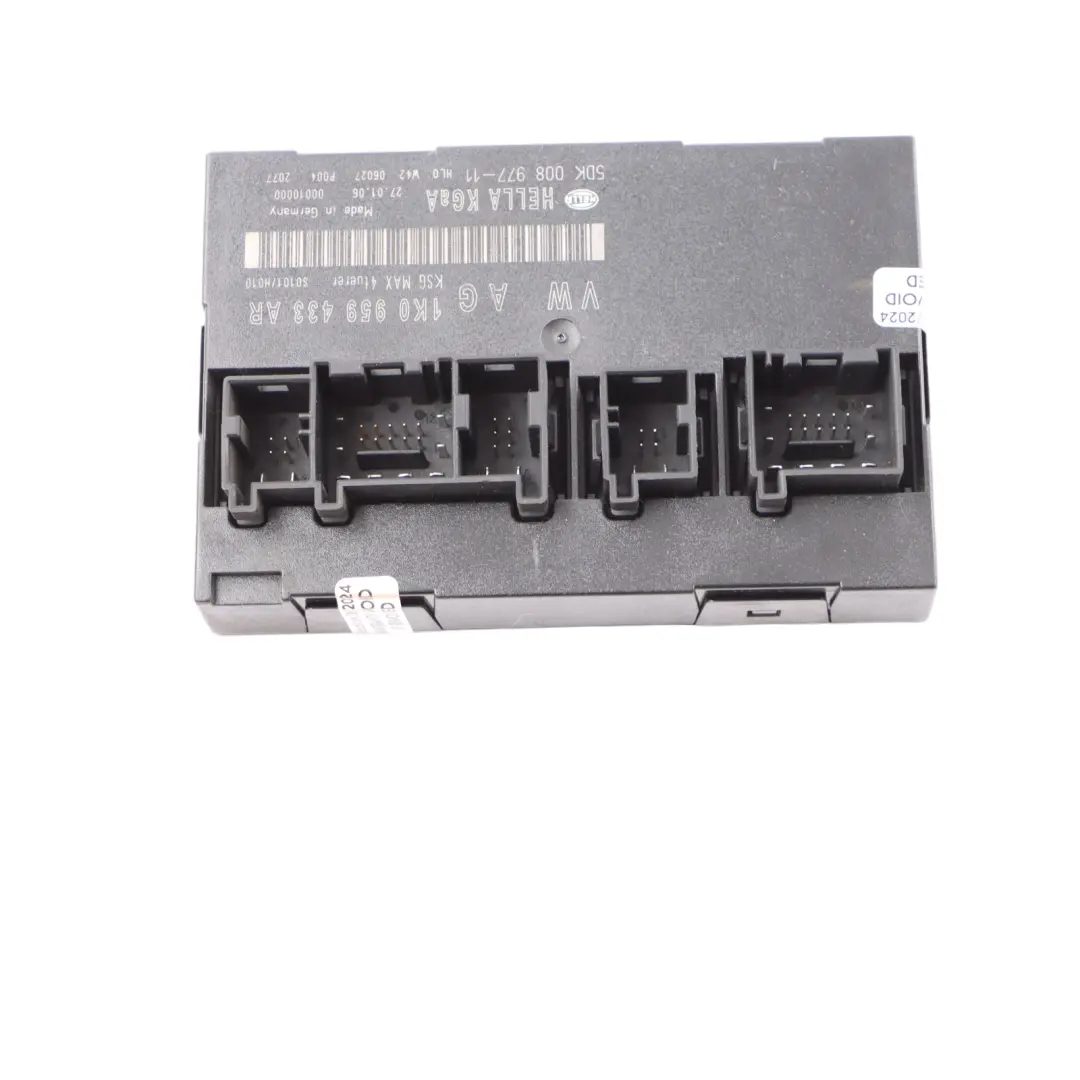 Body Control Comfort Unit Module BCM Unit ECU pour Volkswagen TOURAN 1T à propos du numéro de pièce 1K0959433AR Volkswagen TOURAN 1T Body Control Comfort Unit Module BCM Unit ECU - SKU 1K0959433AR - Numéro de pièce 1K0959433AR