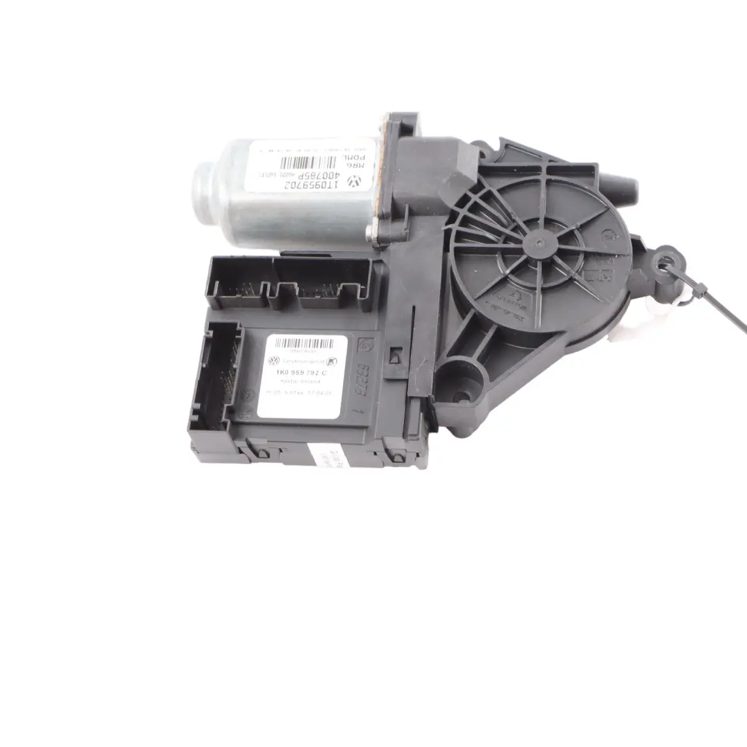 VW Volkswagen Touran 1T Front Left N/S Side Window Regulator Motor - SKU 1K0959792C - Part number 1K0959792C