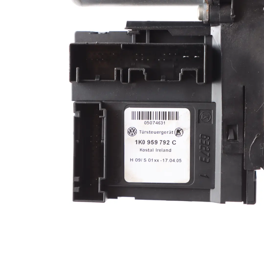 VW Volkswagen Touran 1T Front Left N/S Side Window Regulator Motor - SKU 1K0959792C - Part number 1K0959792C