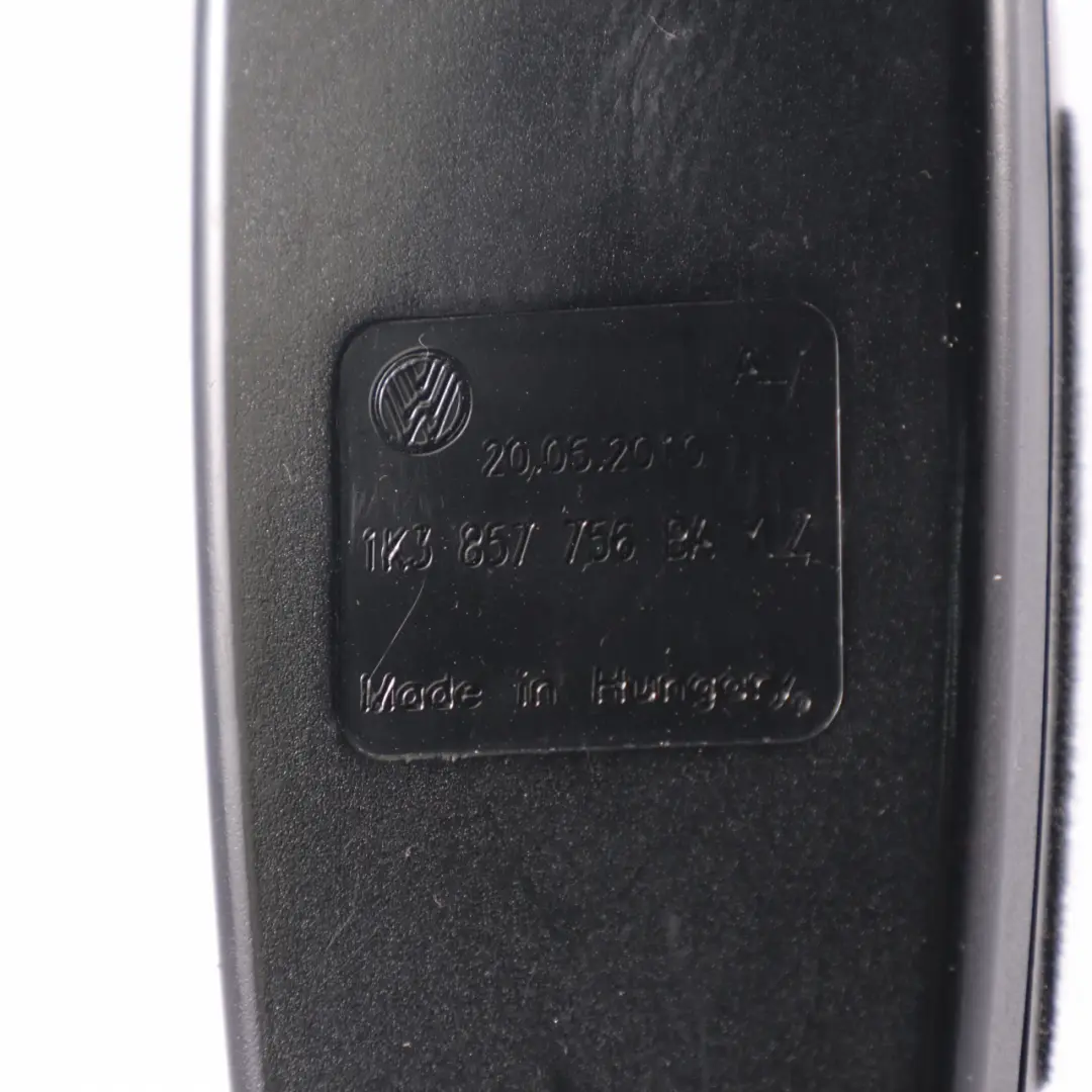 VW Caddy 2K Boucle de ceinture de sécurité avant droite Tendeur - SKU 1K3857756BA - Numéro de pièce 1K3857756BA