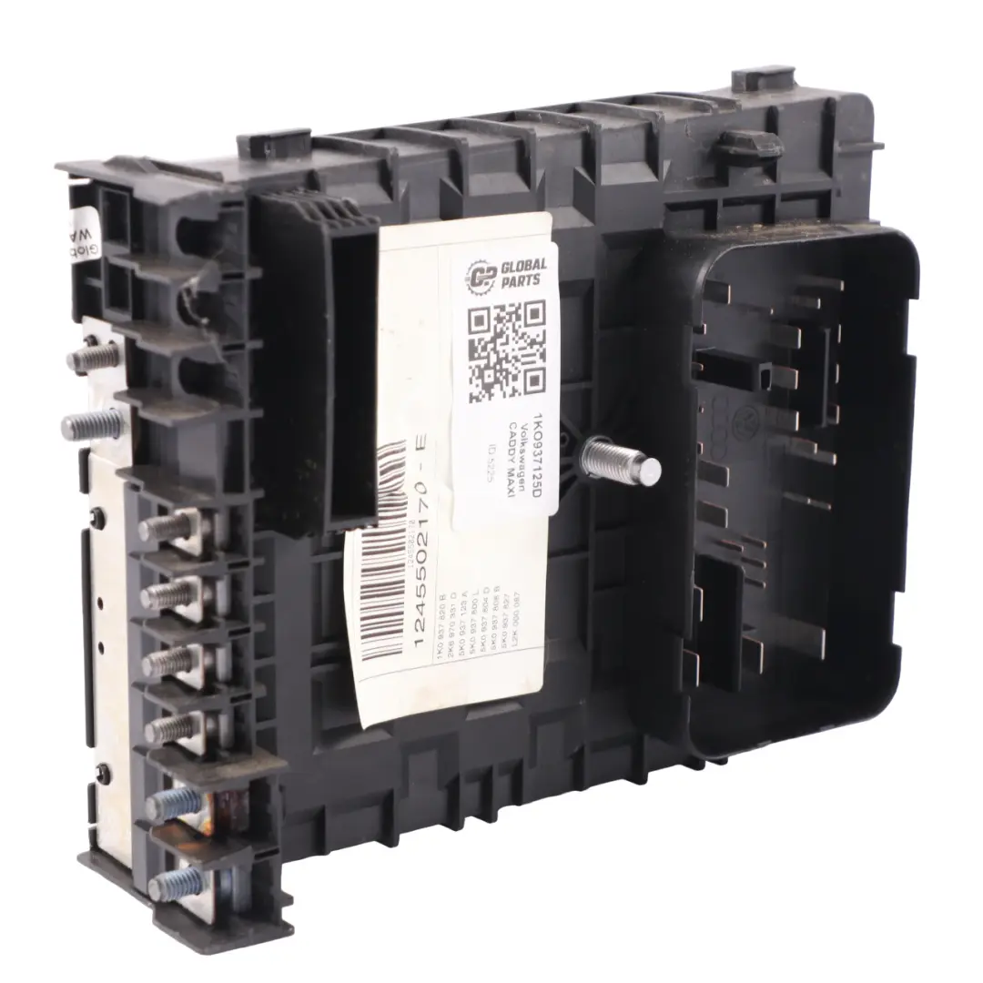 Fuse Box Control Unit Power Distribution to VW Volkswagen Caddy Maxi with Part number 1KO937125D VW Volkswagen Caddy Maxi Fuse Box Control Unit Power Distribution - SKU 1KO937125D - Part number 1KO937125D