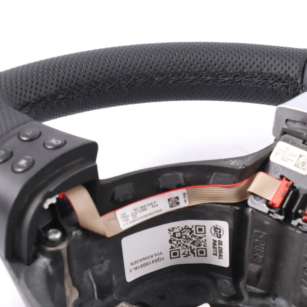VW Volkswagen Golf 5 NEW Black Leather Steering Wheel Multifunction - SKU 1Q0419091K-1 - Part number 1Q0419091K