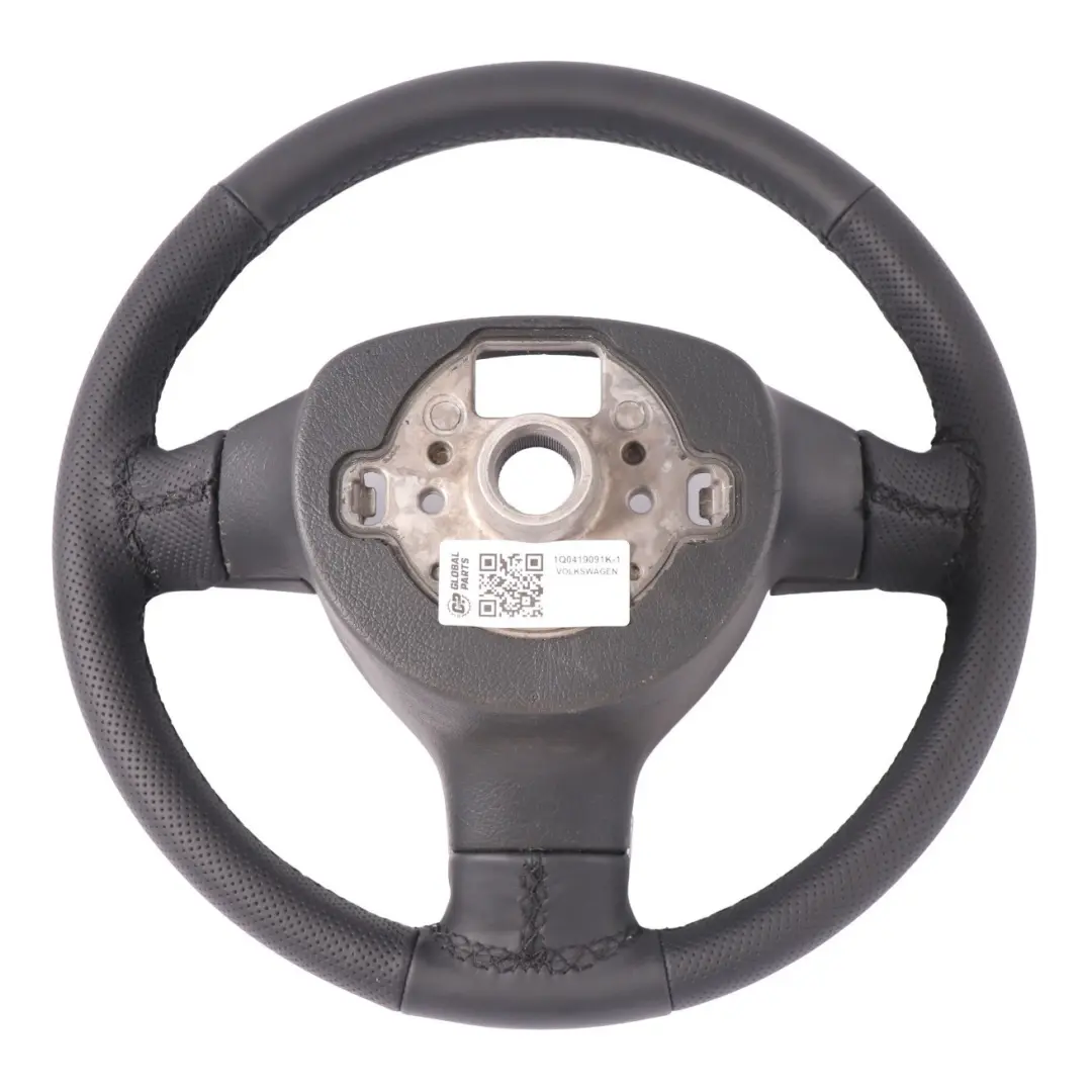 NUOVO Volante in Pelle Nera Multifunzione per VW Volkswagen Golf 5 con numero di parte 1Q0419091K VW Volkswagen Golf 5 NUOVO Volante in Pelle Nera Multifunzione - SKU 1Q0419091K-1 - Numero di parte 1Q0419091K