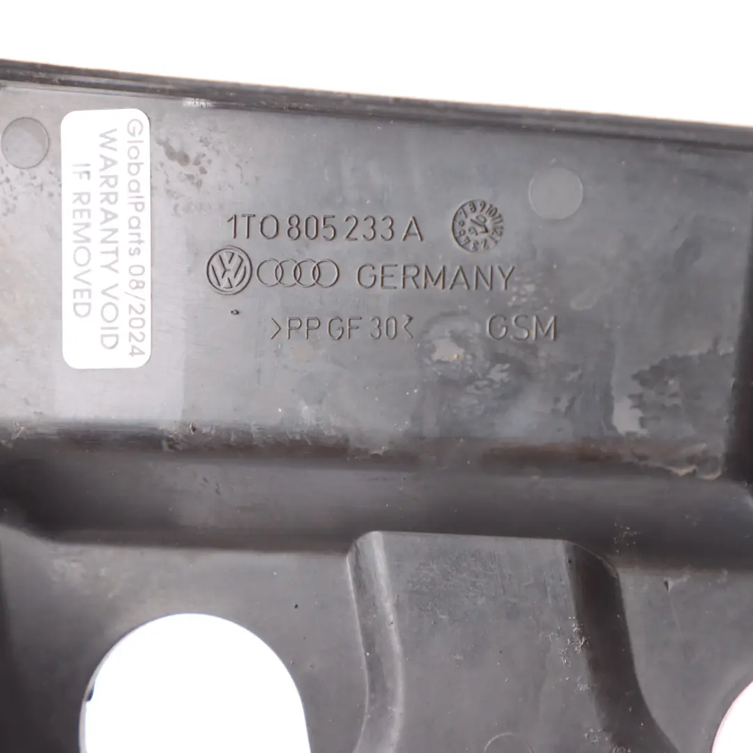 Windscreen Panel Mount Volkswagen VW Touran Left N/S Scuttle Bracket to with Part number 1T0805233A Windscreen Panel Mount Volkswagen VW Touran Left N/S Scuttle Bracket - SKU 1T0805233A - Part number 1T0805233A