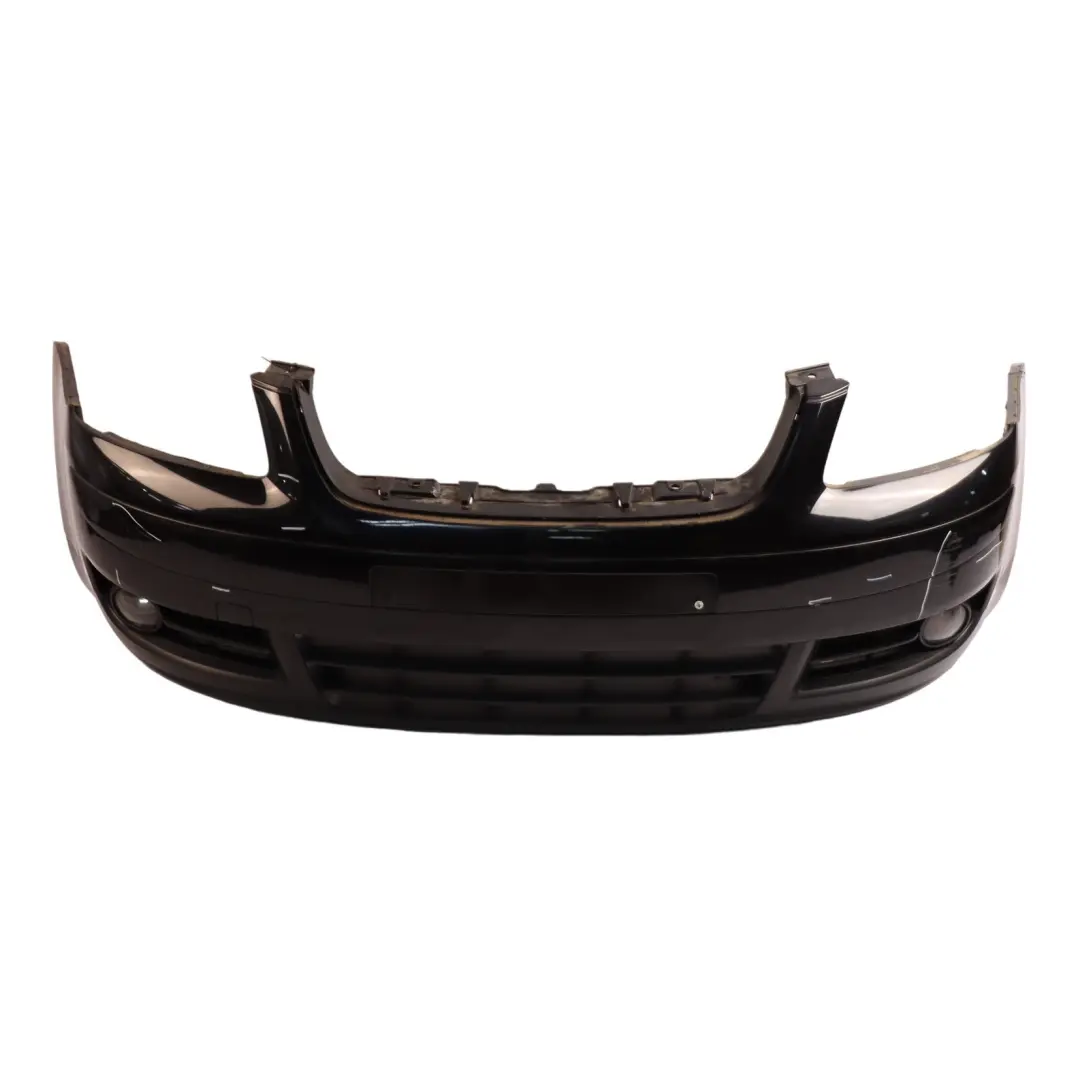 Front Bumper Volkswagen VW Touran 1T Front Trim Panel Cover Deep Black - C9X to with Part number 1T0807217B Front Bumper Volkswagen VW Touran 1T Front Trim Panel Cover Deep Black - C9X - SKU 1T0807217B-DBL - Part number 1T0807217B