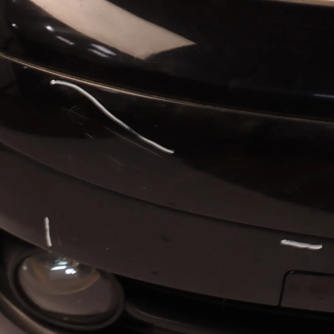  Front Bumper Volkswagen VW Touran 1T Front Trim Panel Cover Deep Black - C9X - SKU 1T0807217B-DBL - Part number 1T0807217B