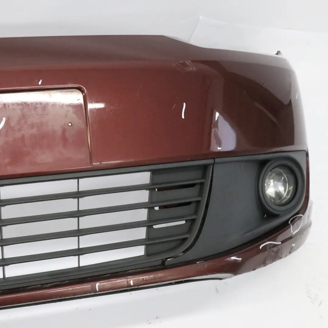  Front Bumper Volkswagen VW Caddy Touran Front Trim Panel Cover Lava Red - L3U - SKU 1T0807221M-LAV - Part number 1T0807221M