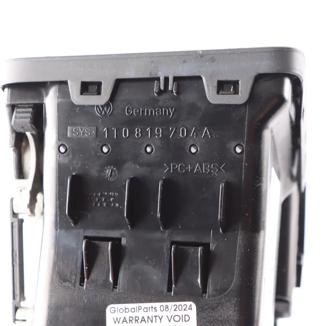 Dashboard Air Vent Grille Front Right O/S to Volkswagen VW Touran 1T with Part number 1T0819704A Volkswagen VW Touran 1T Dashboard Air Vent Grille Front Right O/S - SKU 1T0819704A - Part number 1T0819704A