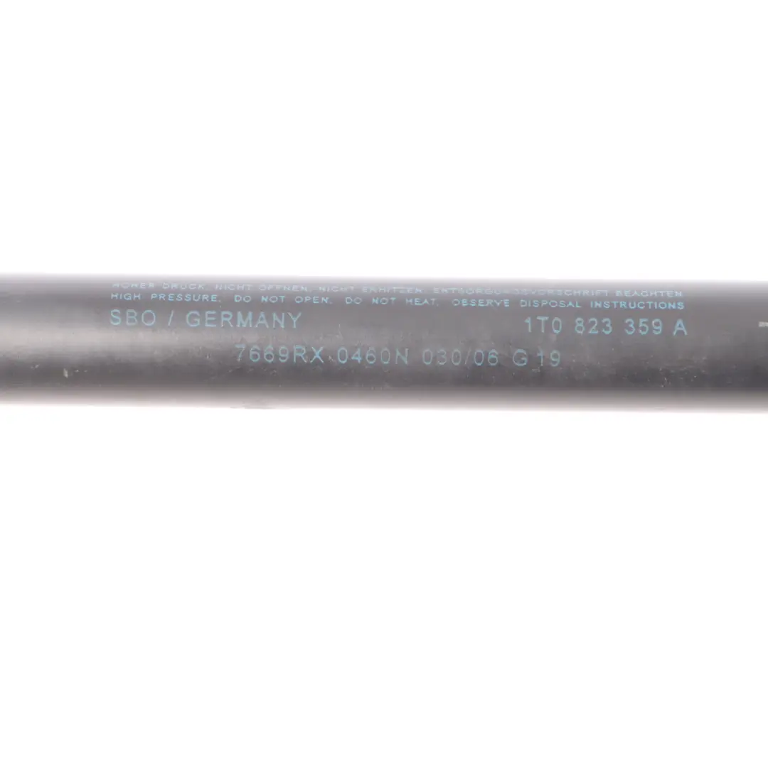 Front Bonnet Hood Gas Lift Pressurized Strut to VW Volkswagen Touran 1T with Part number 1T0823359A VW Volkswagen Touran 1T Front Bonnet Hood Gas Lift Pressurized Strut - SKU 1T0823359A - Part number 1T0823359A