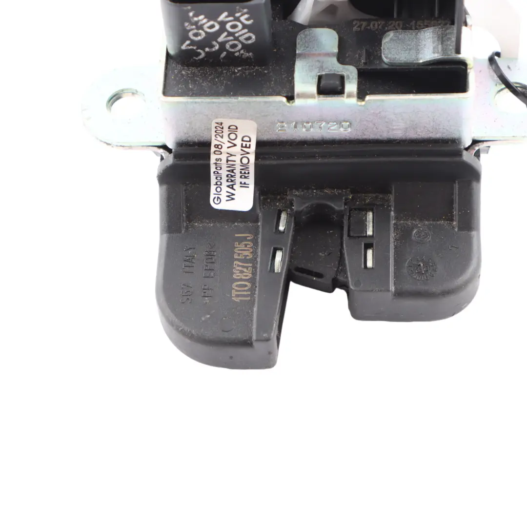 Boot Lock Latch Rear Mechanism to Volkswagen Touran 1T Tailgate with Part number 1T0827505J Volkswagen Touran 1T Tailgate Boot Lock Latch Rear Mechanism - SKU 1T0827505J - Part number 1T0827505J