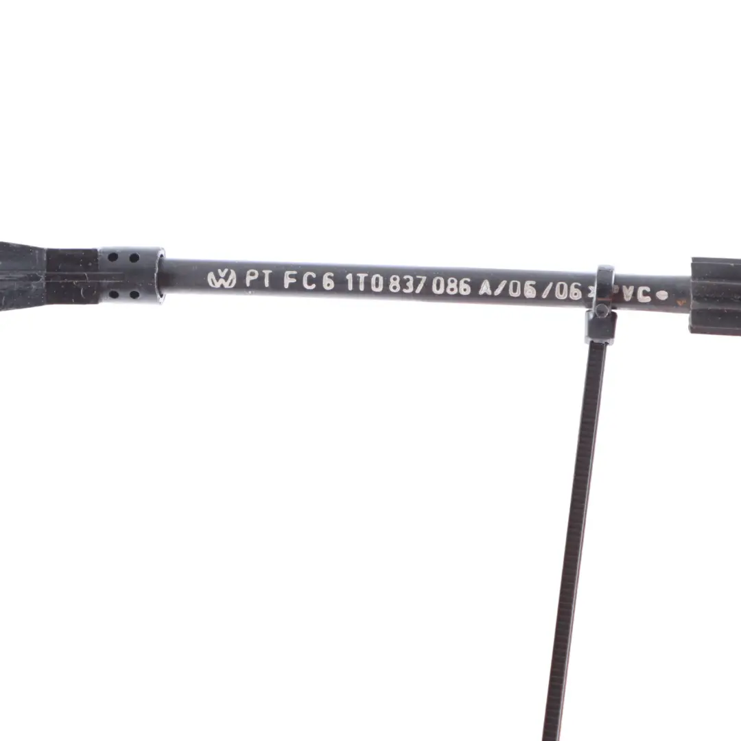 Volkswagen Touran 1T Puerta Mira Cable Manija Agarre Bowden Delantero - SKU 1T0837086A - Número de pieza 1T0837086A