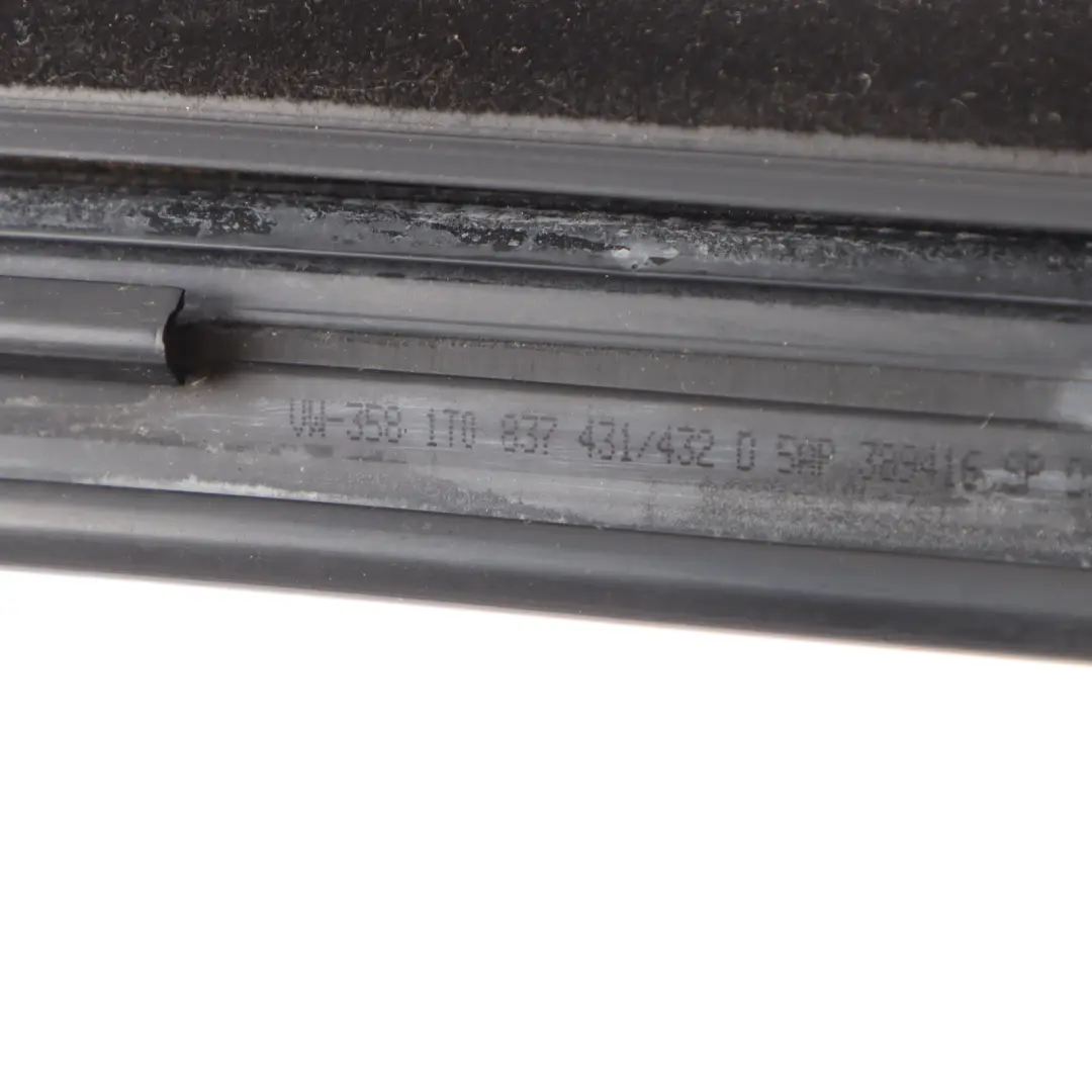 Volkswagen Touran 1T Window Gasket Door Front Right O/S Seal Rubber - SKU 1T0837432E - Part number 1T0837432E