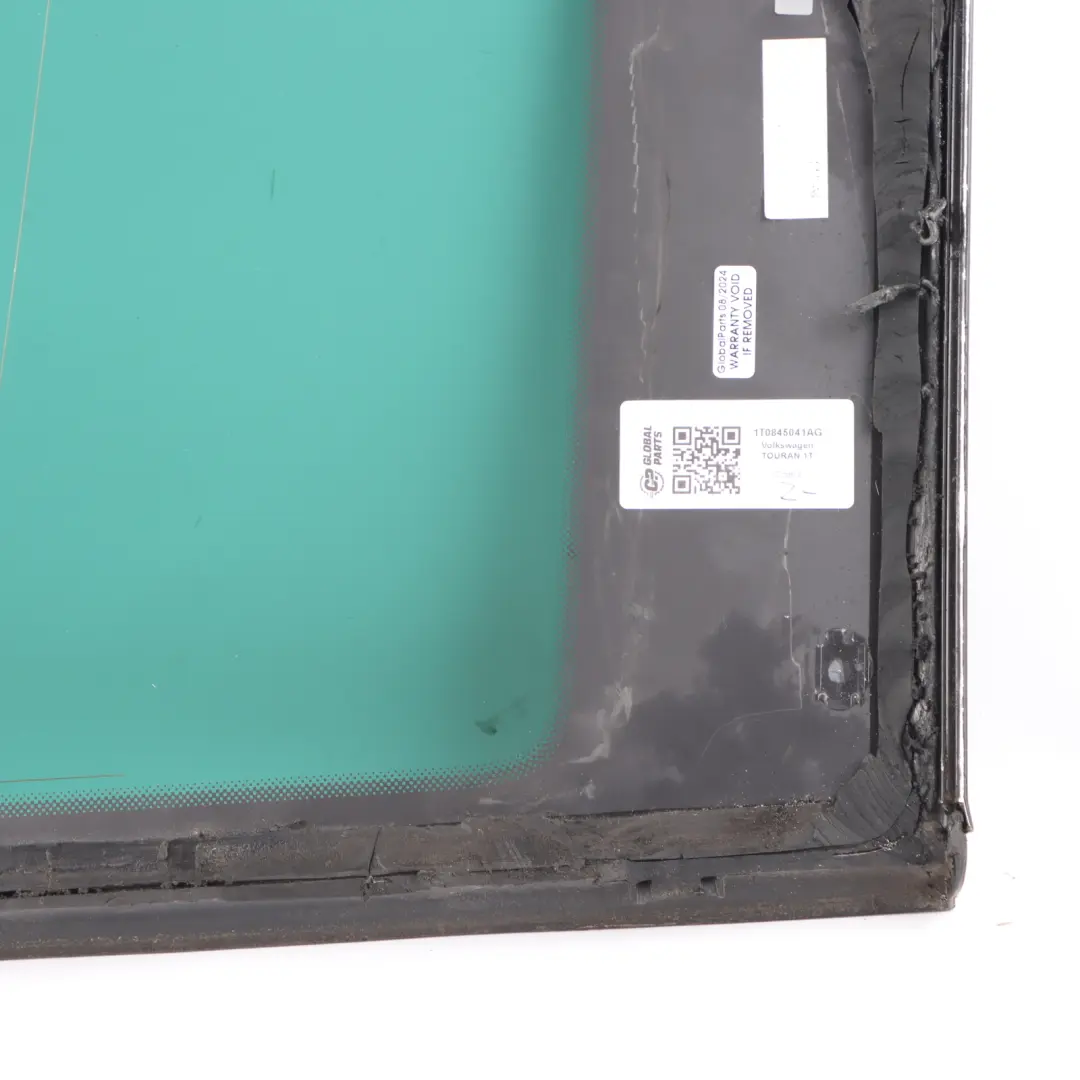 Cuarto Ventana Trasera Lado Izquierdo Acristalamiento para Volkswagen Touran 1T con número de pieza 1T0845041AG Volkswagen Touran 1T Cuarto Ventana Trasera Lado Izquierdo Acristalamiento - SKU 1T0845041AG - Número de pieza 1T0845041AG