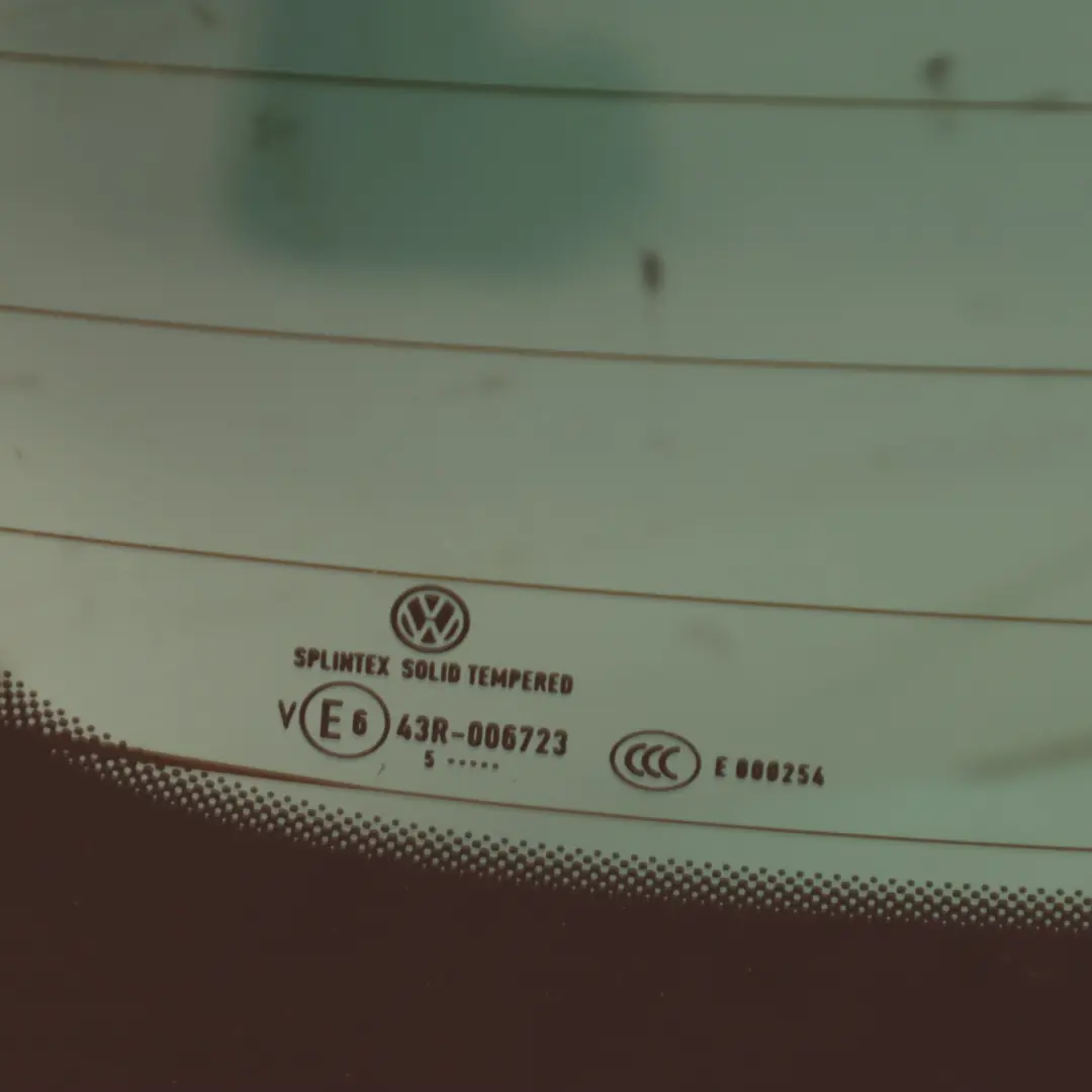 Volkswagen VW Touran 1T Rear Window Glass AS2 Heated - SKU 1T0845051E - Part number 1T0845051E