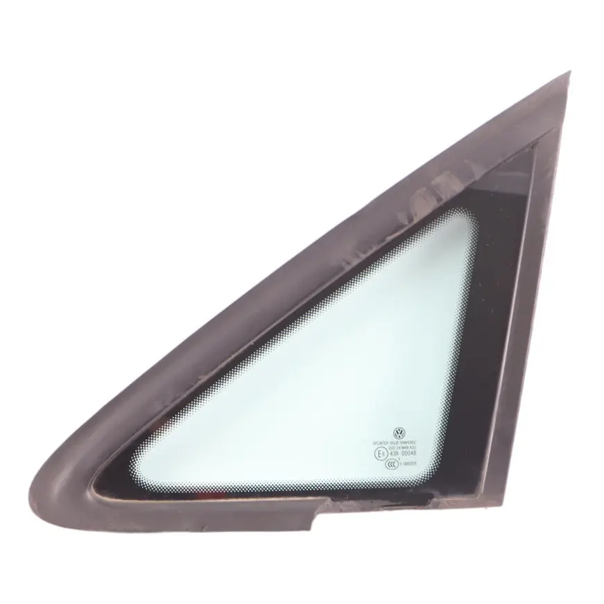 Quarter Window Front Door Left Side N/S Glass Triangle AS2 to Volkswagen Touran 1T with Part number 1T0845411 Volkswagen Touran 1T Quarter Window Front Door Left Side N/S Glass Triangle AS2 - SKU 1T0845411A - Part number 1T0845411