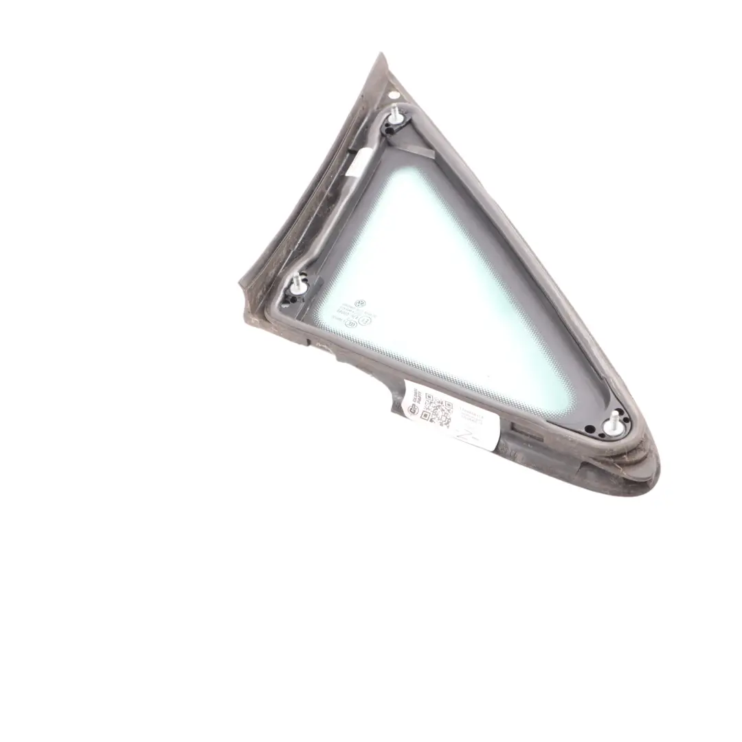 Quarter Window Front Door Left Side N/S Glass Triangle AS2 to Volkswagen Touran 1T with Part number 1T0845411 Volkswagen Touran 1T Quarter Window Front Door Left Side N/S Glass Triangle AS2 - SKU 1T0845411A - Part number 1T0845411