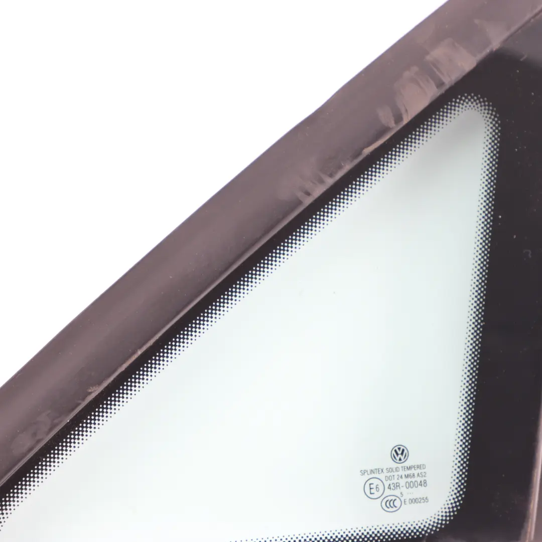Quarter Window Front Door Left Side N/S Glass Triangle AS2 to Volkswagen Touran 1T with Part number 1T0845411 Volkswagen Touran 1T Quarter Window Front Door Left Side N/S Glass Triangle AS2 - SKU 1T0845411A - Part number 1T0845411