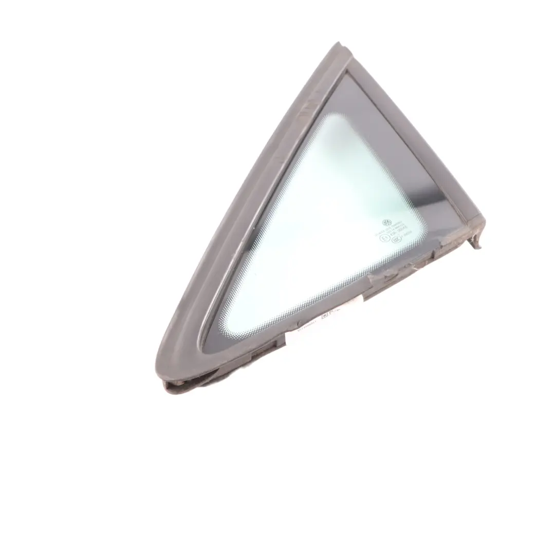 Volkswagen Touran 1T Quarter Window Front Door Left Side N/S Glass Triangle AS2 - SKU 1T0845411A - Part number 1T0845411