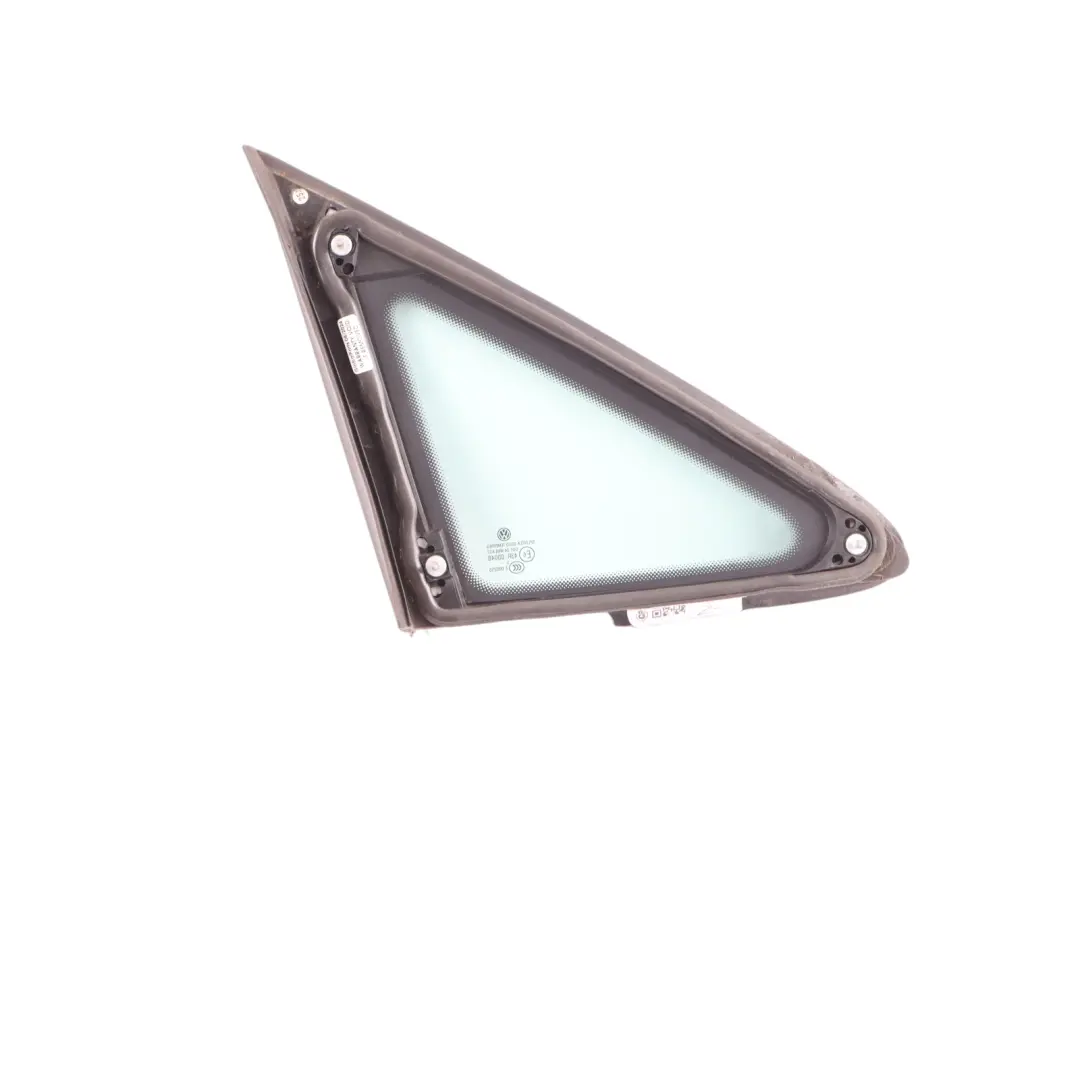 Quarter Window Front Door Left Side N/S Glass Triangle AS2 to Volkswagen Touran 1T with Part number 1T0845411 Volkswagen Touran 1T Quarter Window Front Door Left Side N/S Glass Triangle AS2 - SKU 1T0845411A - Part number 1T0845411