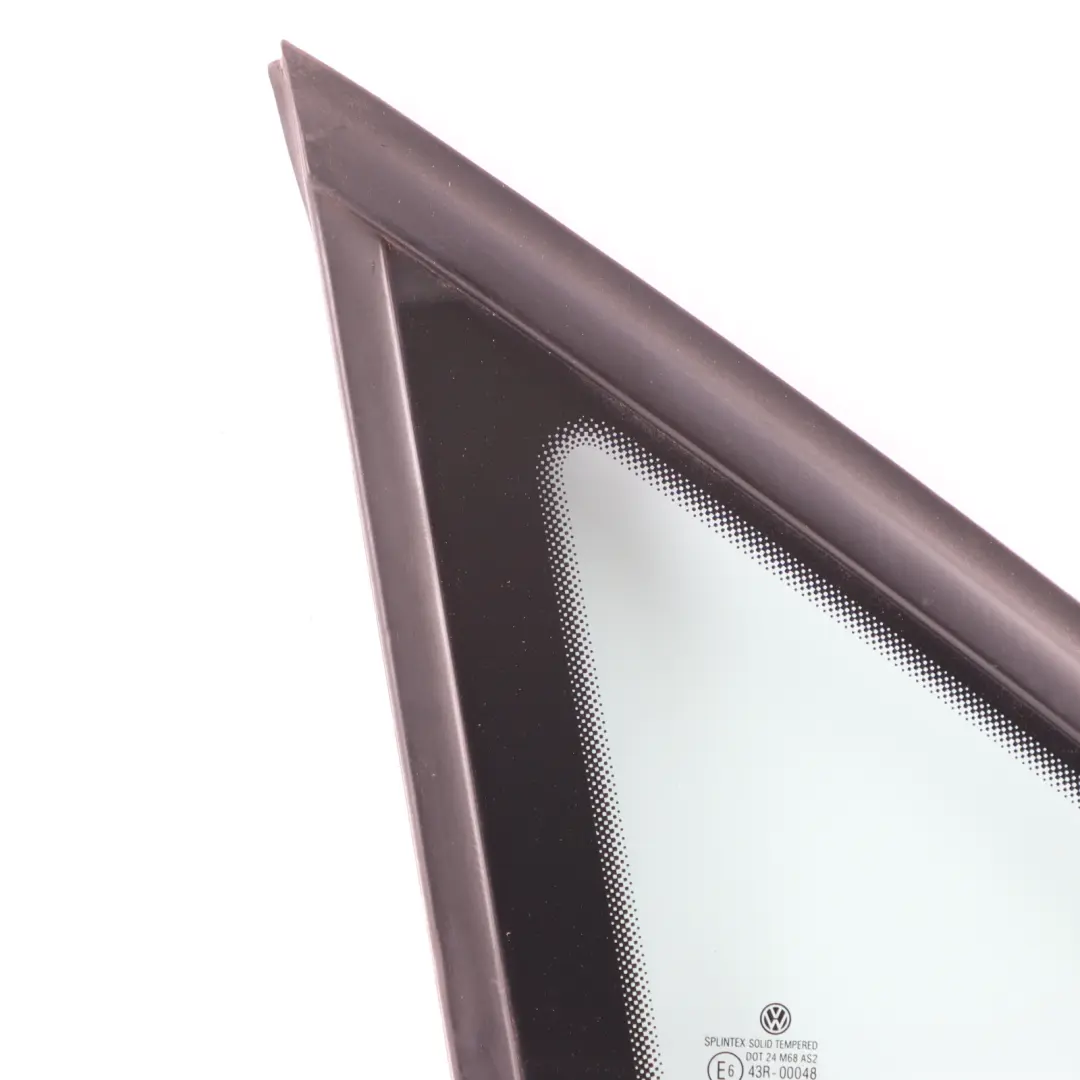 Volkswagen Touran 1T Quarter Window Front Door Right Side O/S Triangle Glass AS2 - SKU 1T0845412 - Part number 1T0845412