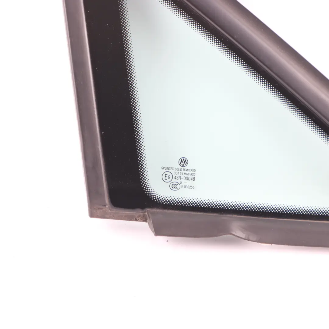 Volkswagen Touran 1T Quarter Window Front Door Right Side O/S Triangle Glass AS2 - SKU 1T0845412 - Part number 1T0845412