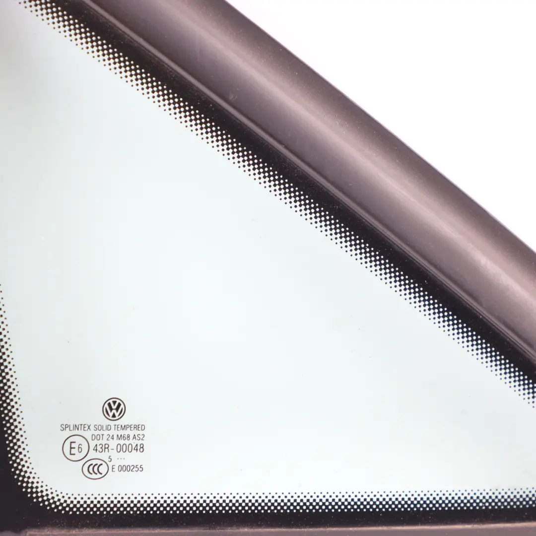 Quarter Window Front Door Right Side O/S Triangle Glass AS2 to Volkswagen Touran 1T with Part number 1T0845412 Volkswagen Touran 1T Quarter Window Front Door Right Side O/S Triangle Glass AS2 - SKU 1T0845412 - Part number 1T0845412