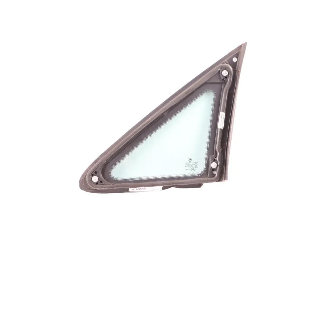 Quarter Window Front Door Right Side O/S Triangle Glass AS2 to Volkswagen Touran 1T with Part number 1T0845412 Volkswagen Touran 1T Quarter Window Front Door Right Side O/S Triangle Glass AS2 - SKU 1T0845412 - Part number 1T0845412