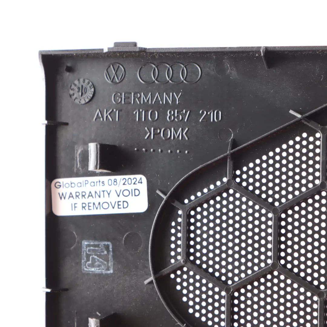 VW Touran 1T Cubierta altavoz tablero instrumentos lateral derecho - SKU 1T0857210 - Número de pieza 1T0857210