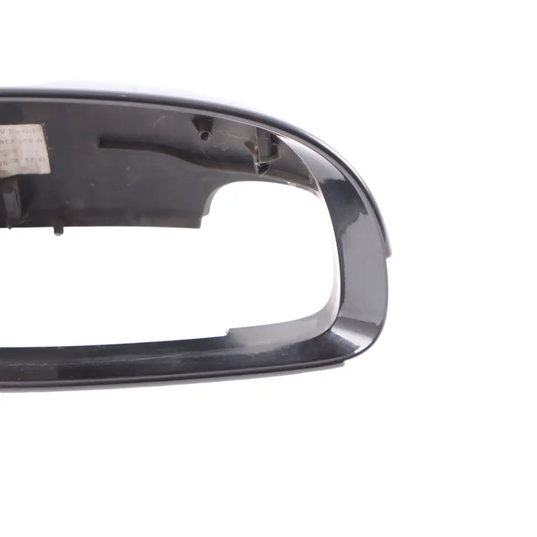 Wing Mirror Cover Volkswagen VW Touran 1T Right O/S Cap Casing Deep Black - C9X to with Part number 1T0857538A Wing Mirror Cover Volkswagen VW Touran 1T Right O/S Cap Casing Deep Black - C9X - SKU 1T0857538A-DBL - Part number 1T0857538A