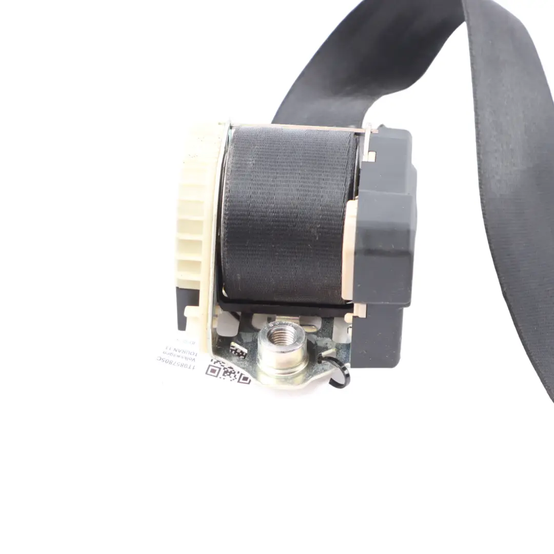 Volkswagen Touran 1T Rear Seat Belt Seatbelt Black Left N/S - SKU 1T0857805C - Part number 1T0857805C
