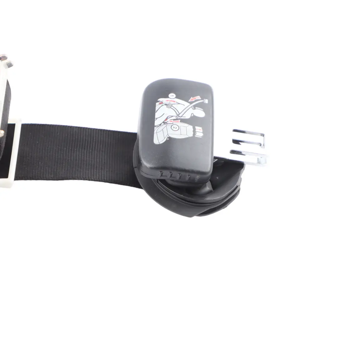 Volkswagen Touran 1T Seat Belt Rear Right O/S Safety Belt Black - SKU 1T0857812C - Part number 1T0857812C