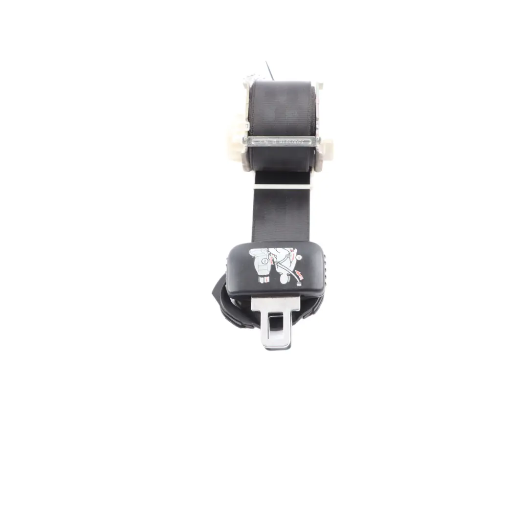 Volkswagen Touran 1T Seat Belt Rear Right O/S Safety Belt Black - SKU 1T0857812C - Part number 1T0857812C