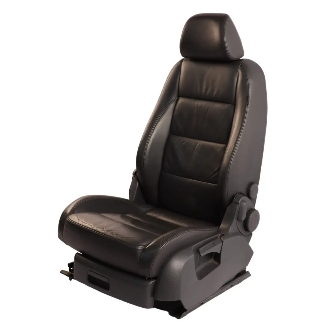 Volkswagen Touran 1T Front Seat Left N/S Heated Interior Imitation Leather Black - SKU 1T0881805JM-1 - Part number 1T0881805JM