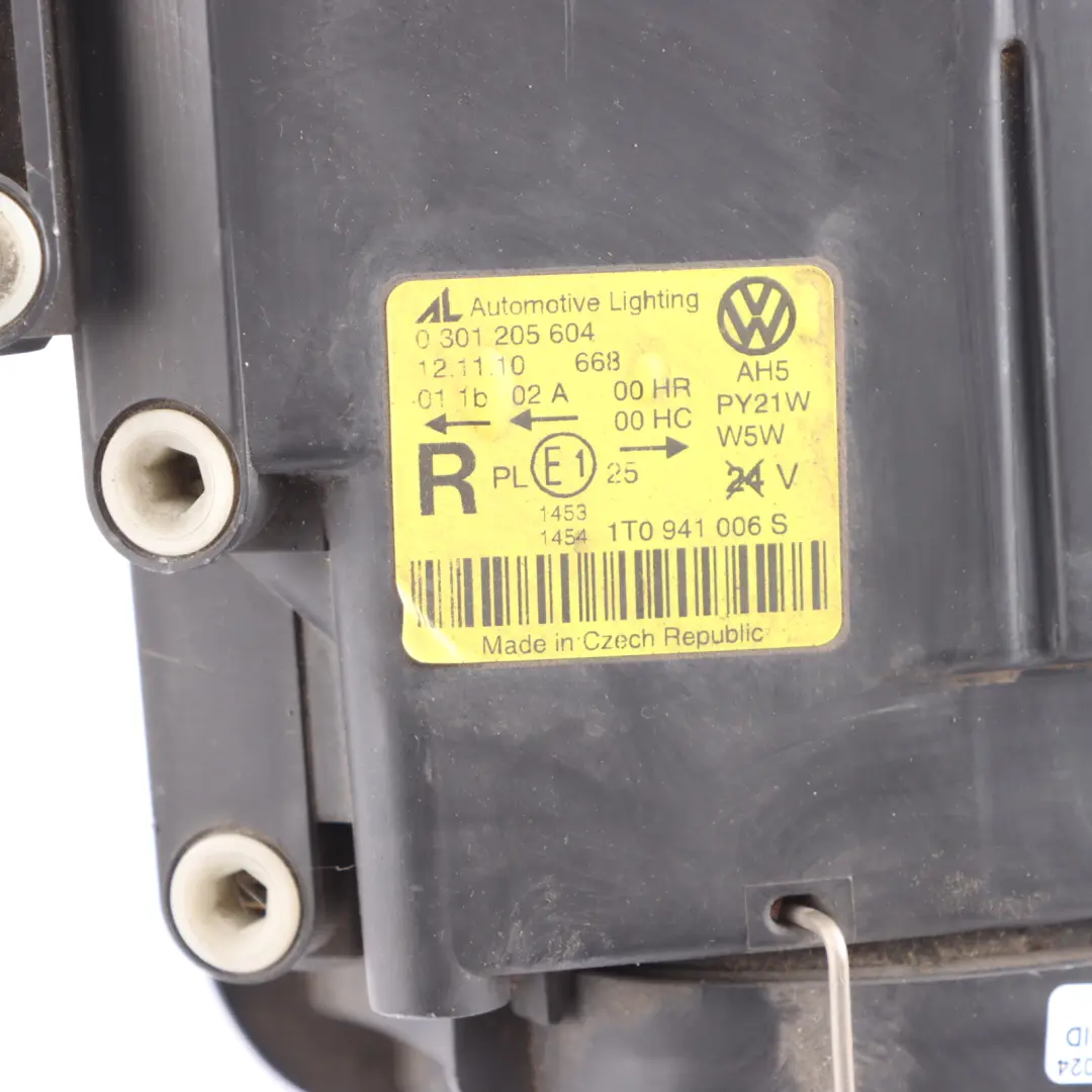 Headlight Headlamp Light Lamp Front Right O/S to Volkswagen VW Touran with Part number 1T0941006S Volkswagen VW Touran Headlight Headlamp Light Lamp Front Right O/S - SKU rhd-1T0941006S - Part number 1T0941006S