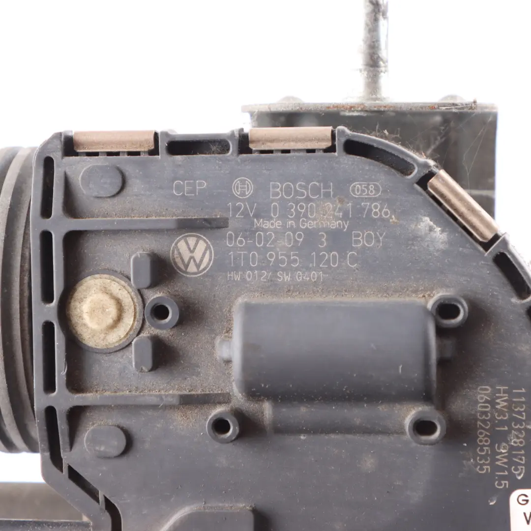 Wiper Linkage Motor Front Windscreen Right O/S to Volkswagen Touran 1T with Part number 1T0955024E Volkswagen Touran 1T Wiper Linkage Motor Front Windscreen Right O/S - SKU 1T0955024E - Part number 1T0955024E