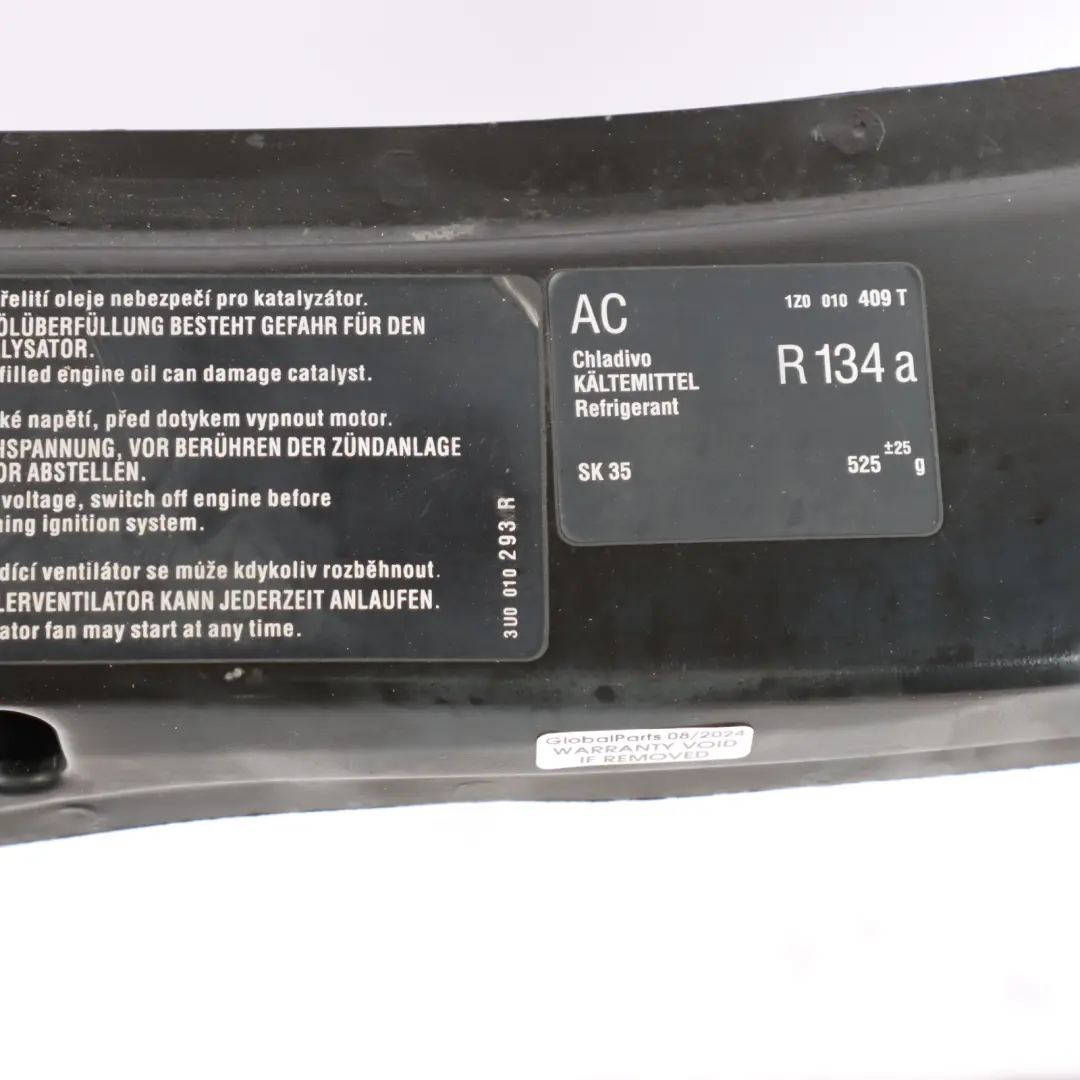Skoda Octavia II Front Bonnet Slam Panel Carrier Mount Support - SKU 1Z0805591F - Part number 1Z0805591F