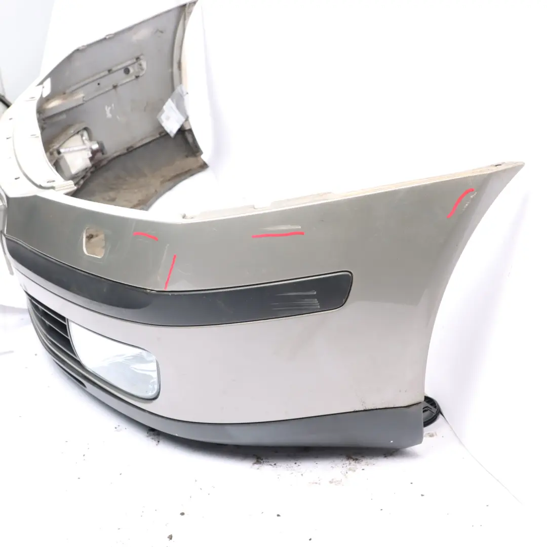  Front Bumper Skoda Octavia II Front Trim Panel Cover Cappuccino Beige - F8H - SKU 1Z0807221A-CBE - Part number 1Z0807221A