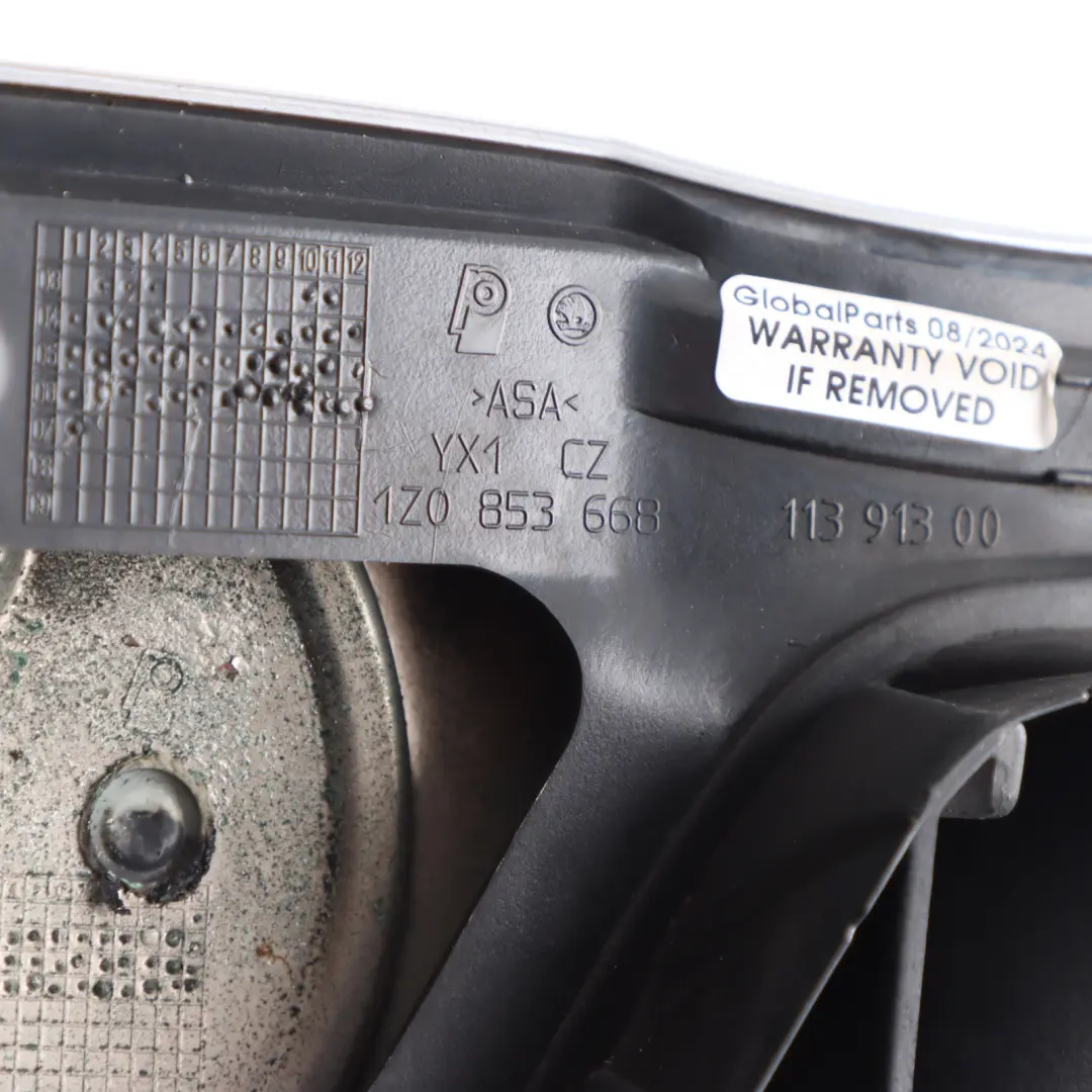 Centre Upper Front Grille Radiator Panel to Skoda Octavia II with Part number 1Z0853668 Skoda Octavia II Centre Upper Front Grille Radiator Panel - SKU 1Z0853668 - Part number 1Z0853668