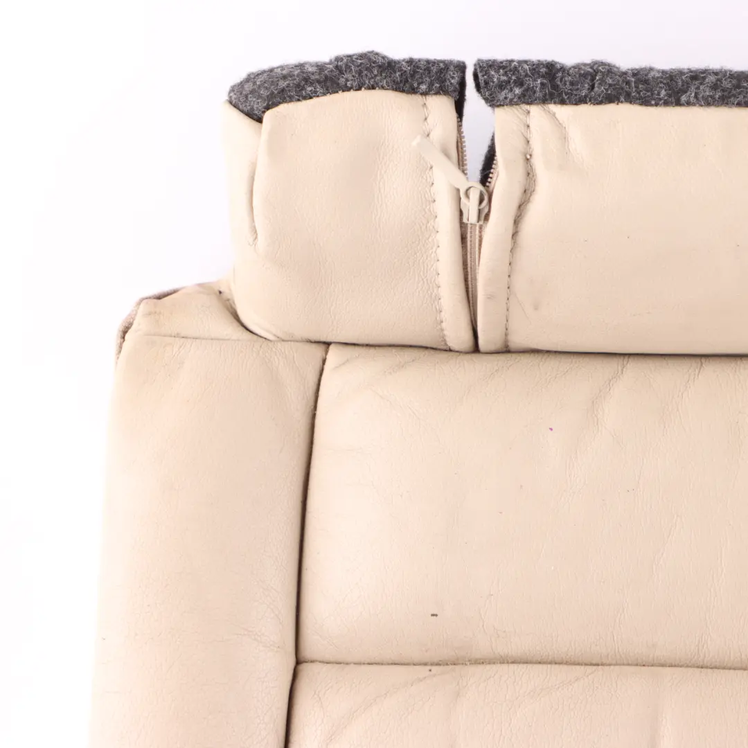 Left N/S Interior Leather Beige to Skoda Octavia II Seat Cover Rear with Part number 1Z0885405EF Skoda Octavia II Seat Cover Rear Left N/S Interior Leather Beige - SKU 1Z0885405EF - Part number 1Z0885405EF