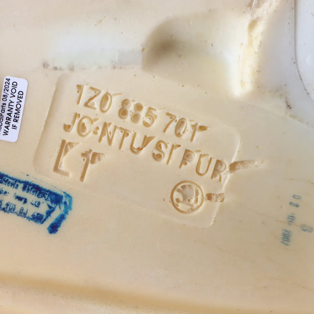 Trim Rear Backrest Lateral Panel Left N/S Leather Beige to Skoda Octavia II Seat with Part number 1Z0885701BJ Skoda Octavia II Seat Trim Rear Backrest Lateral Panel Left N/S Leather Beige - SKU 1Z0885701BJ - Part number 1Z0885701BJ