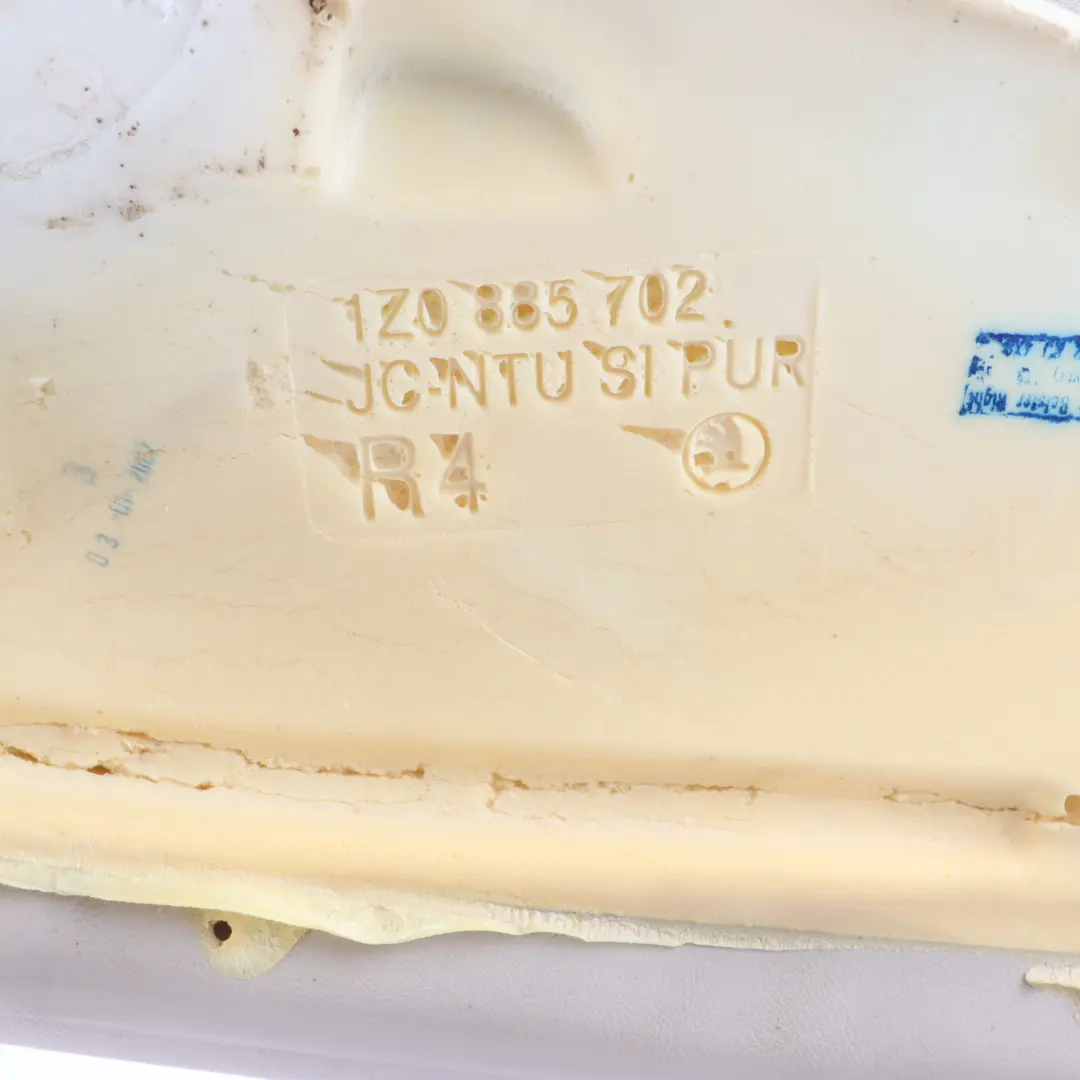 Trim Rear Backrest Lateral Panel Right O/S Leather Beige to Skoda Octavia II Seat with Part number 1Z0885702BJ Skoda Octavia II Seat Trim Rear Backrest Lateral Panel Right O/S Leather Beige - SKU 1Z0885702BJ - Part number 1Z0885702BJ