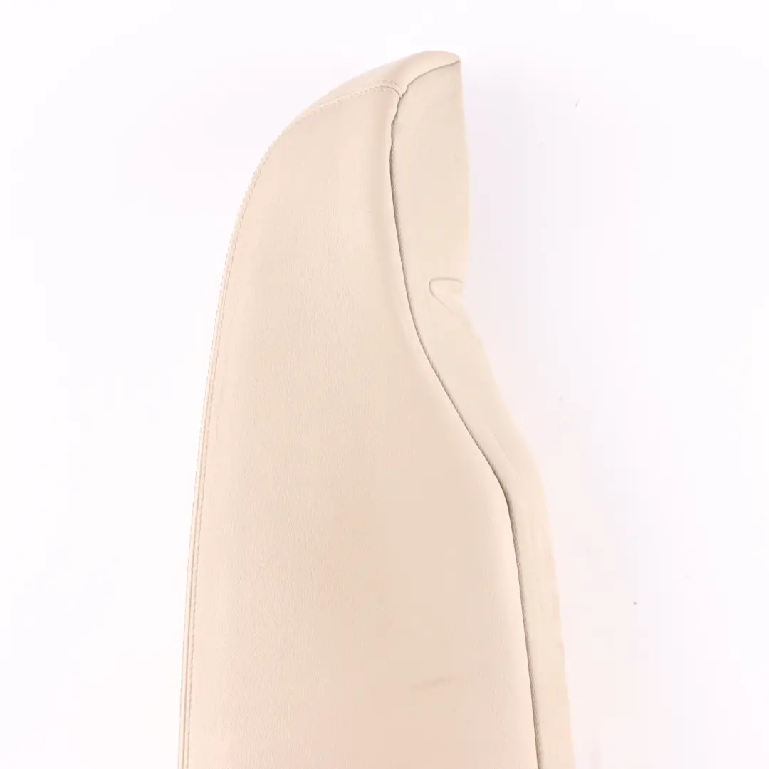 Skoda Octavia II Seat Trim Rear Backrest Lateral Panel Right O/S Leather Beige - SKU 1Z0885702BJ - Part number 1Z0885702BJ