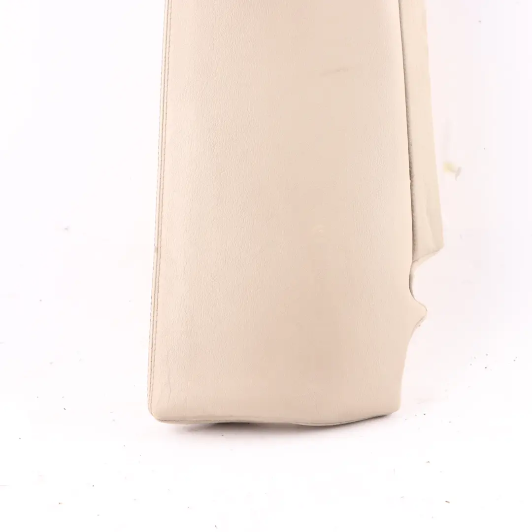 Skoda Octavia II Seat Trim Rear Backrest Lateral Panel Right O/S Leather Beige - SKU 1Z0885702BJ - Part number 1Z0885702BJ