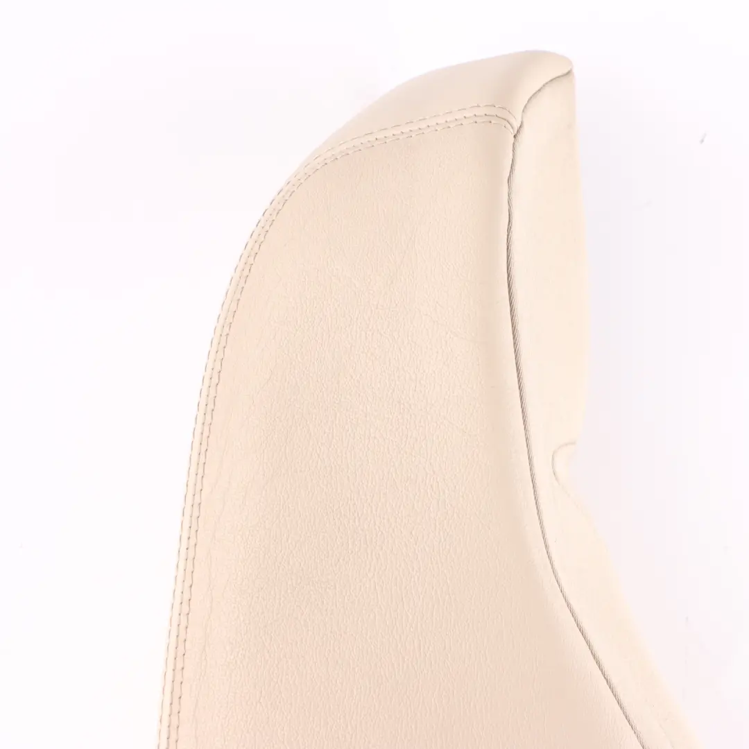 Skoda Octavia II Seat Trim Rear Backrest Lateral Panel Right O/S Leather Beige - SKU 1Z0885702BJ - Part number 1Z0885702BJ