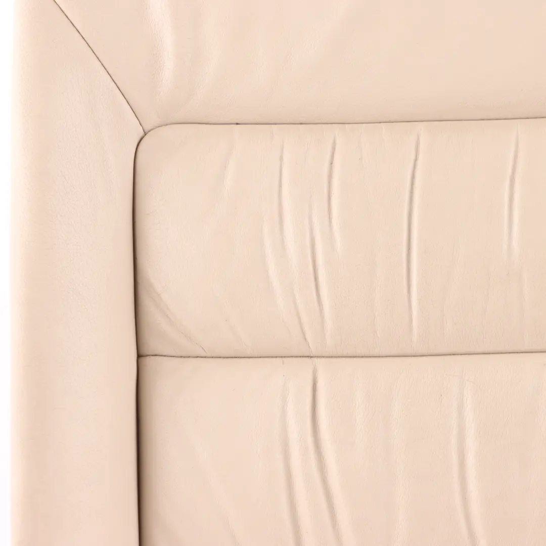 Backrest Left N/S Cover Leather Ivory Beige to Skoda Octavia II Rear Seat with Part number 1Z0885805BC Skoda Octavia II Rear Seat Backrest Left N/S Cover Leather Ivory Beige - SKU 1Z0885805BC - Part number 1Z0885805BC